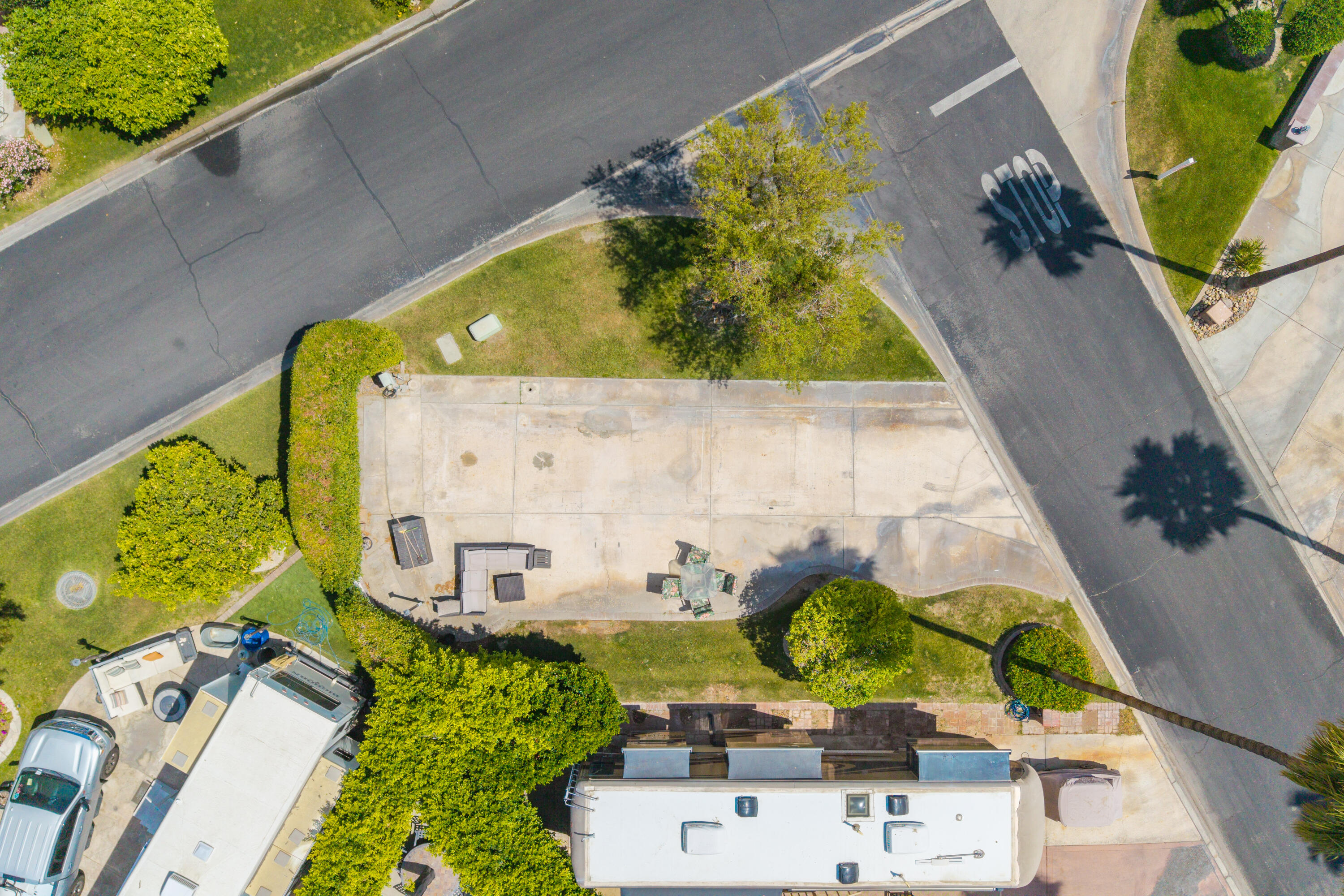 69411 Ramon Road, Unit 359 Cathedral City, CA 92234 - Photo 6 of 51 an aerial view of a house with a swimming pool
