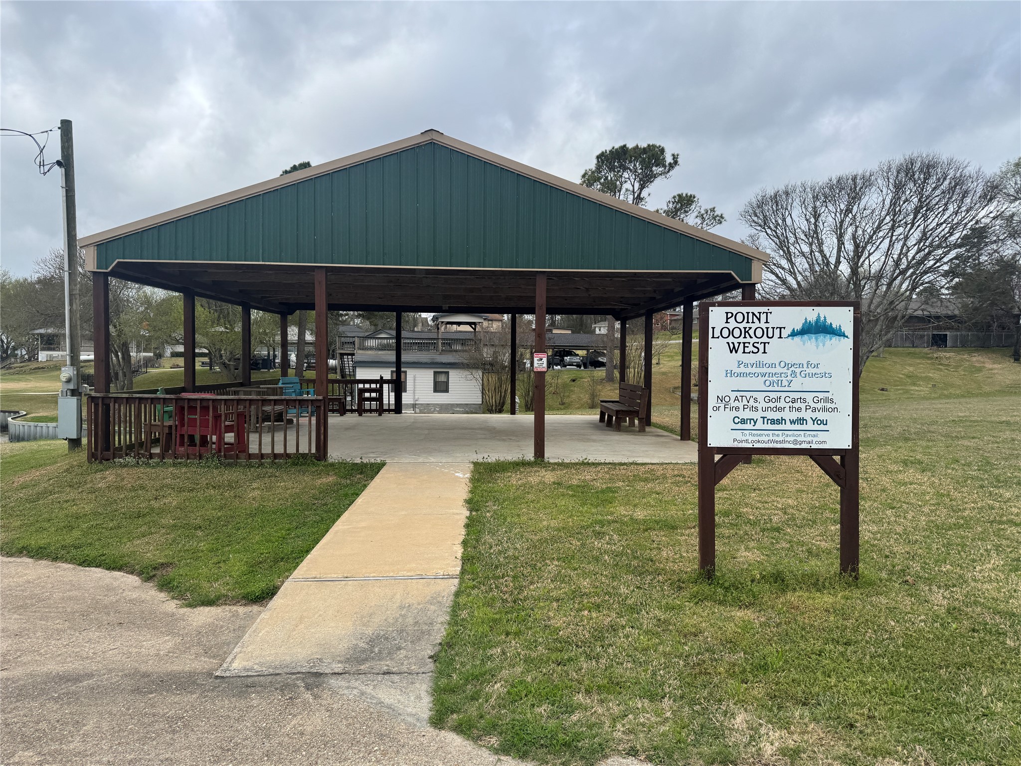 980 S Point South Point Blank, TX 77364 - Photo 5 of 8 Community pavilion one street over