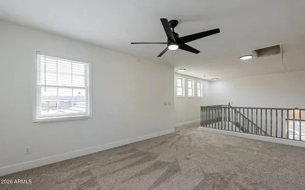 a room with furniture