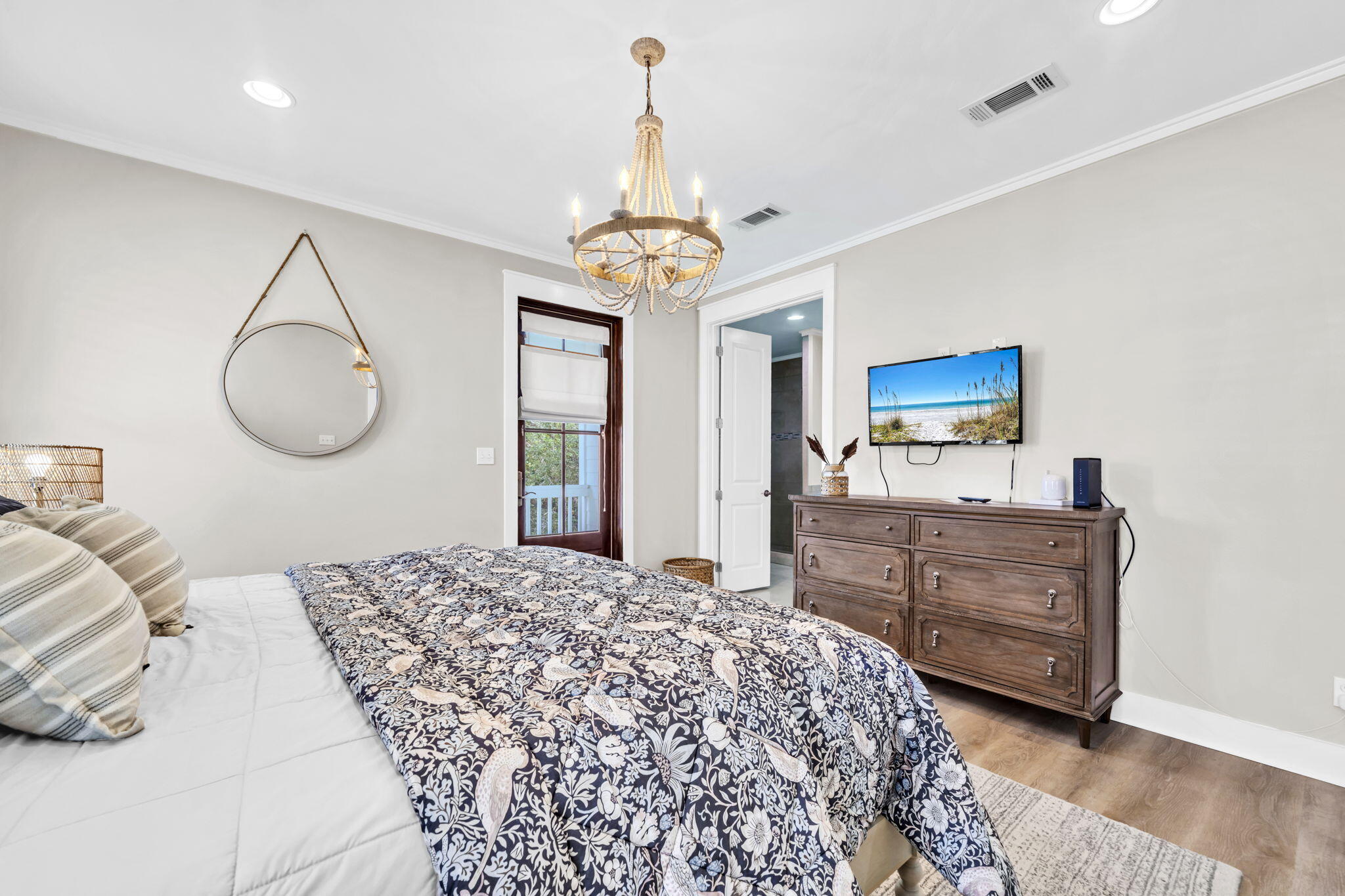 36 Moonlight Beach Lane Inlet Beach, FL 32461 - Photo 21 of 60 a bedroom with a bed and a dresser