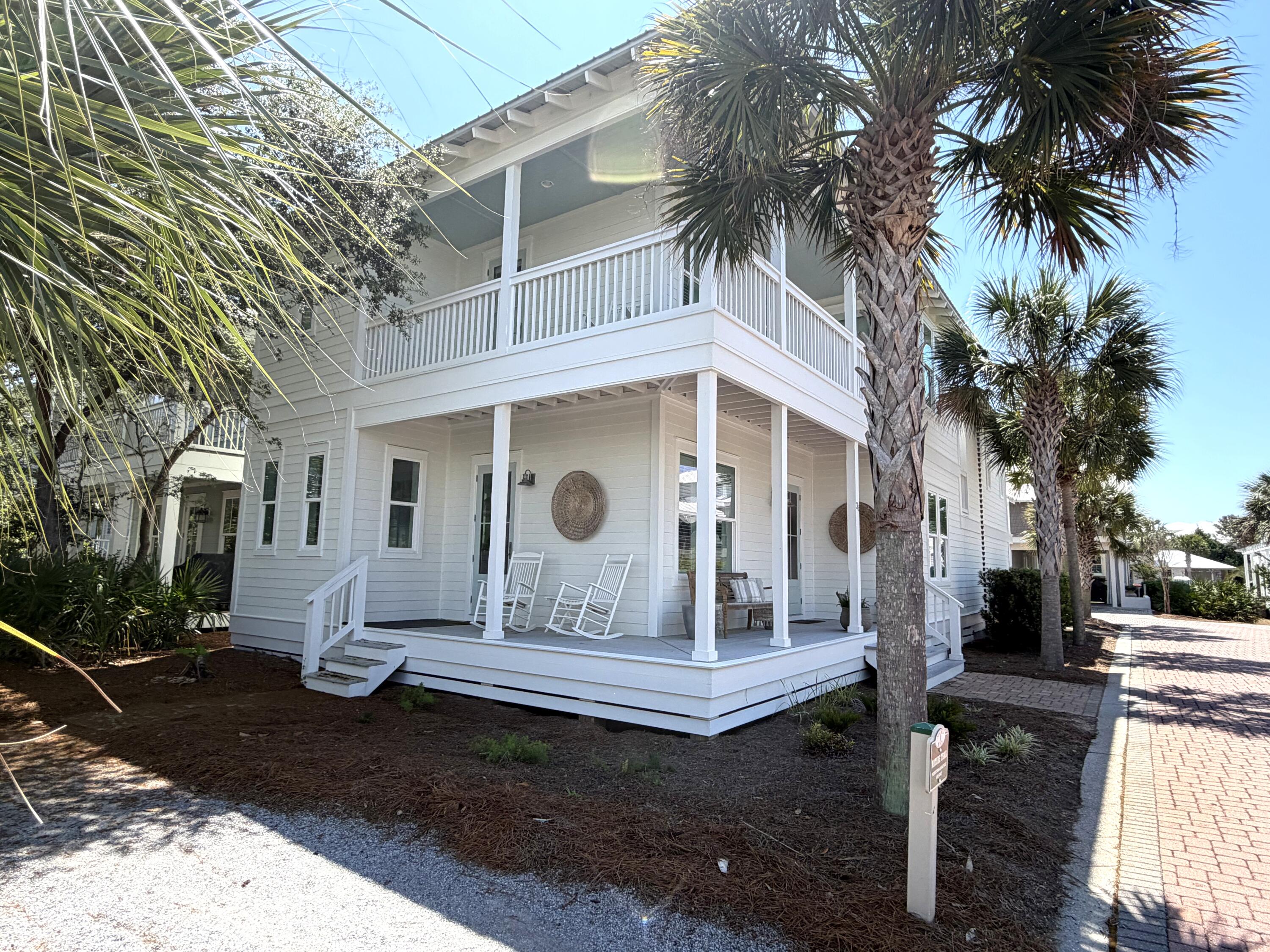 36 Moonlight Beach Lane Inlet Beach, FL 32461 - Photo 56 of 60 a front view of a house with a yard