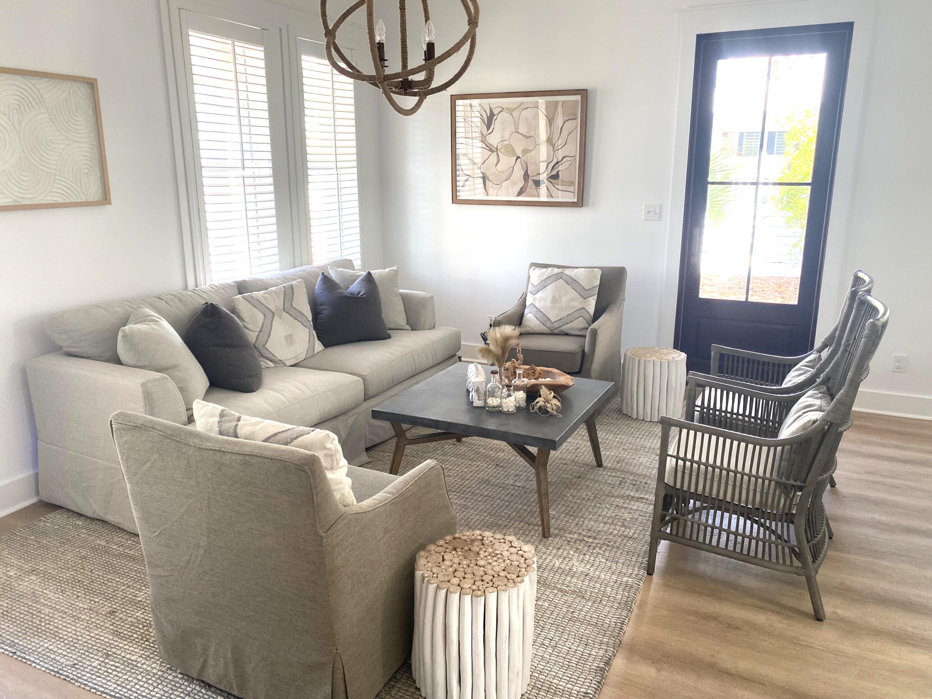 36 Moonlight Beach Lane Inlet Beach, FL 32461 - Photo 6 of 60 a living room with furniture and a window