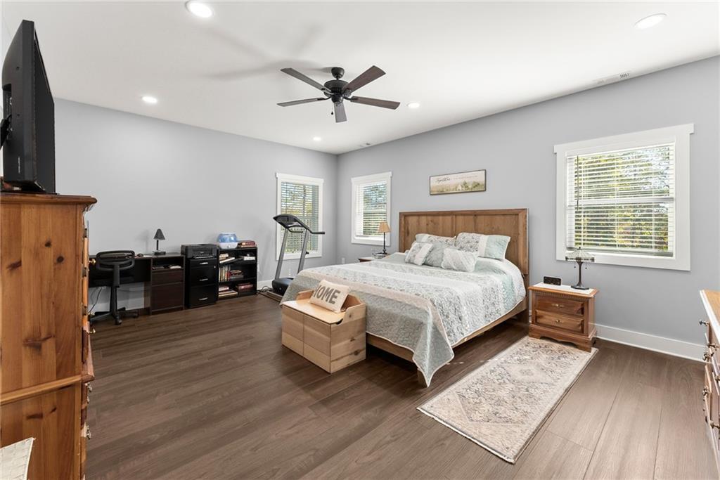 125 Rainbow Circle Cleveland, GA 30528 - Photo 52 of 83 a bedroom with a bed furniture and a window