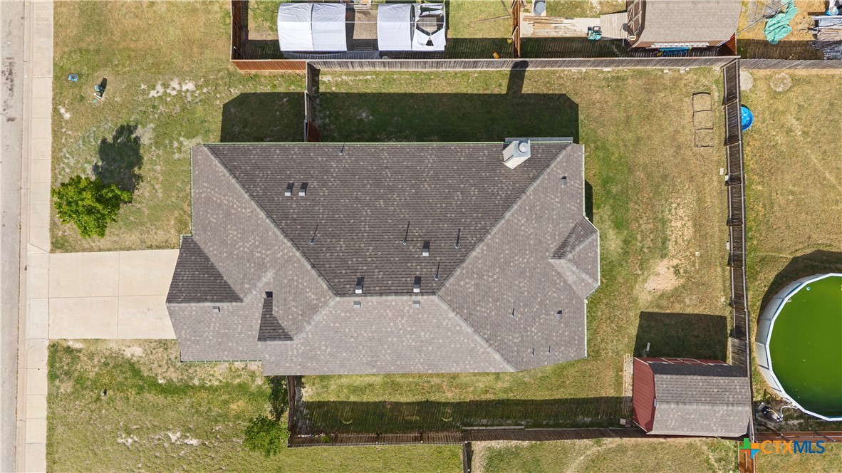 308 Kayla Street Troy, TX 76579 - Photo 5 of 32 a aerial view of a house with a yard