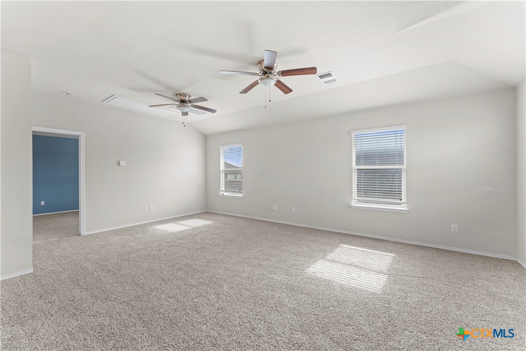 308 Kayla Street Troy, TX 76579 - Photo 10 of 32 a view of a livingroom with a ceiling fan and window