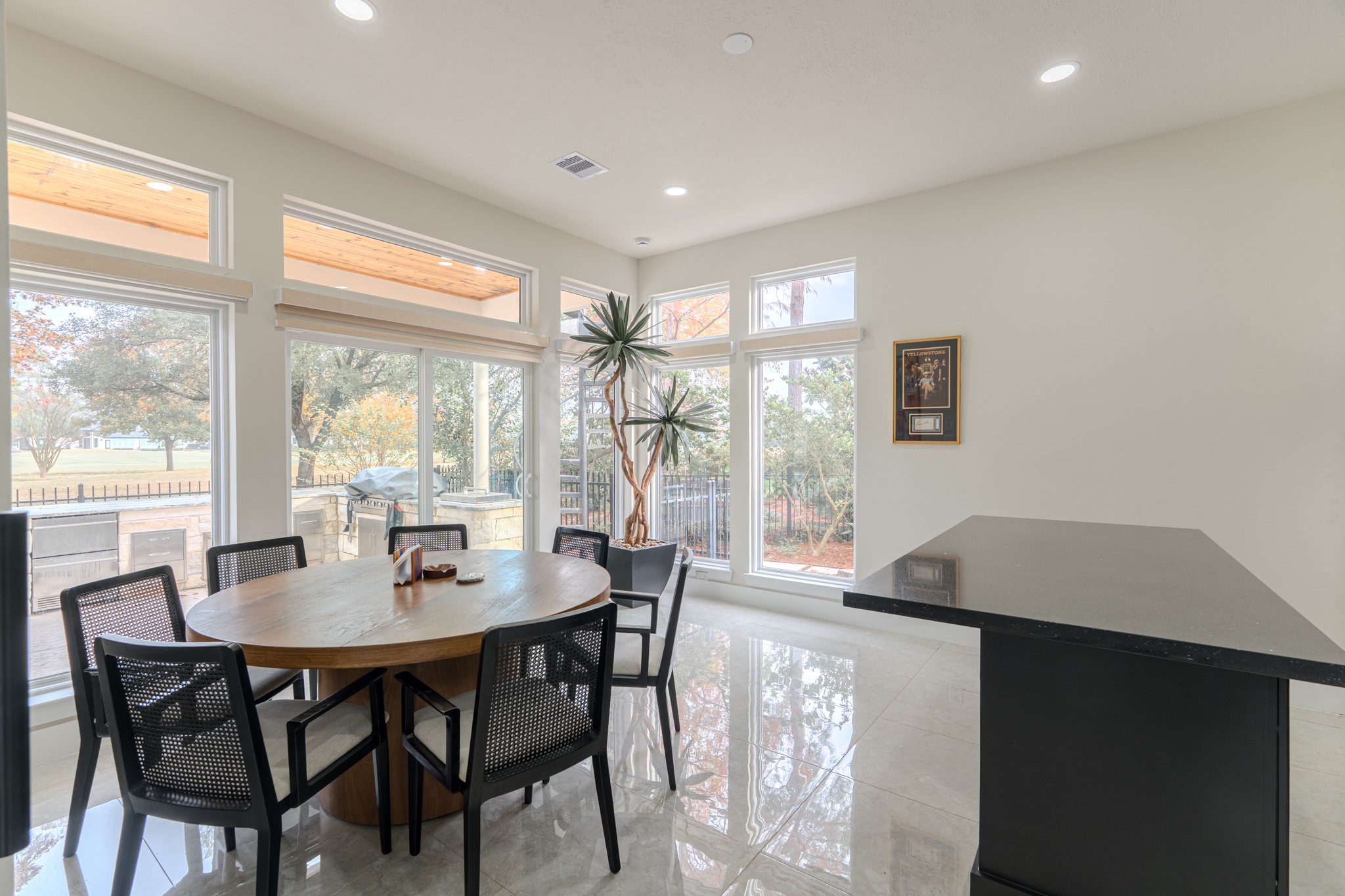 6510 Sussex Court Spring, TX 77389 - Photo 24 of 47 a view of a dining room with furniture window and outside view