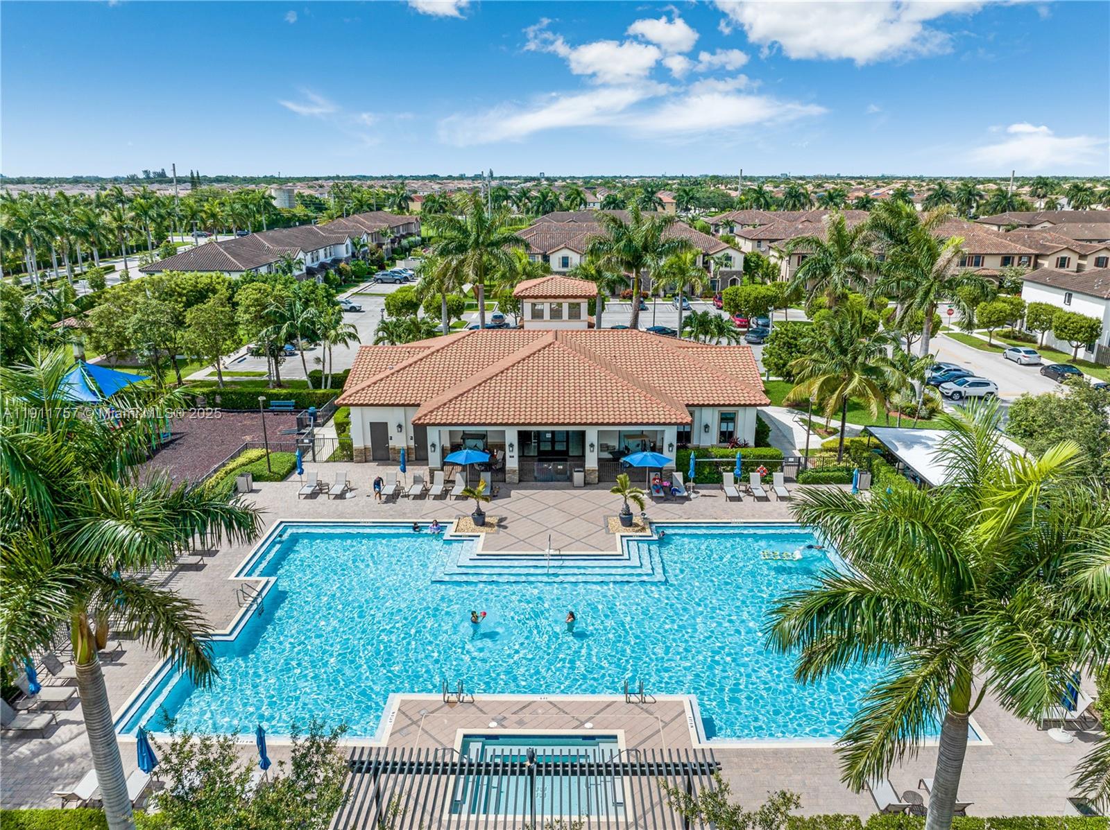 11411 Southwest 248th Lane Homestead, FL 33032 - Photo 31 of 40 an aerial view of house with yard swimming pool and outdoor seating