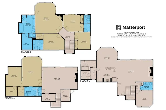 a bathroom with a granite countertop toilet sink and mirror