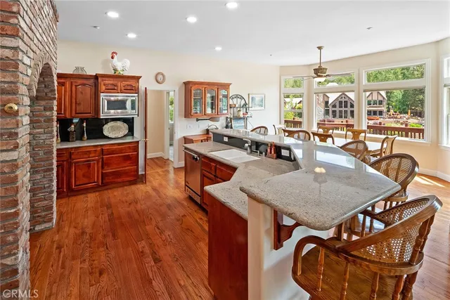 a bedroom with a bed and a cabinets