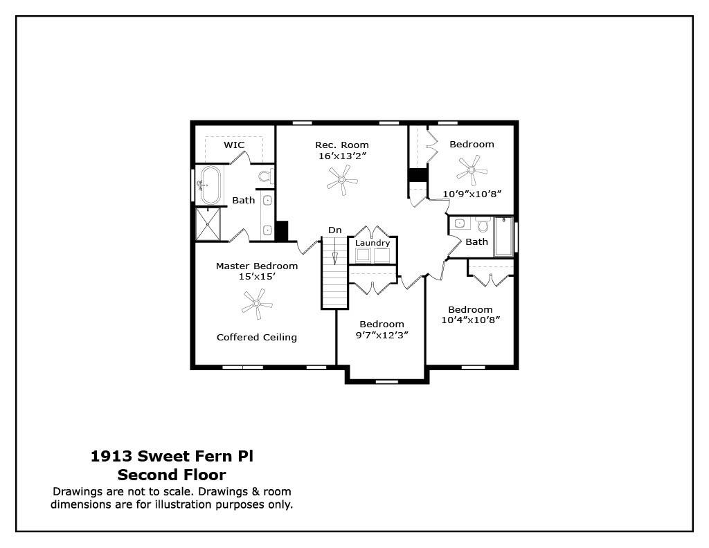1367 M L Miller Road Brooklet, GA 30415 - Photo 42 of 44 1913 Sweet Fern Pl_Second Floor1024_1