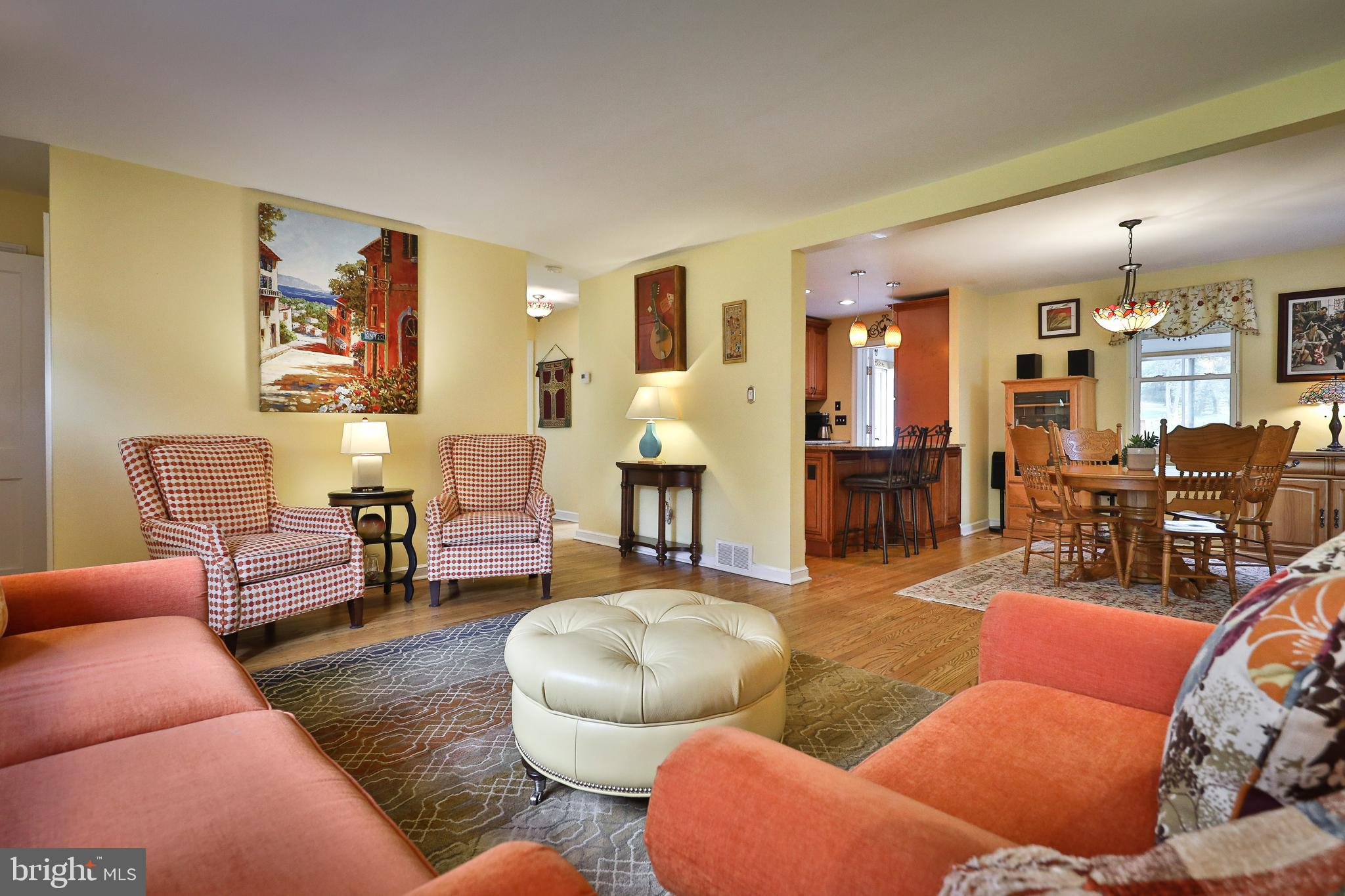 1702 Church Road Oreland, PA 19075 - Photo 9 of 28 a living room with furniture and wooden floor