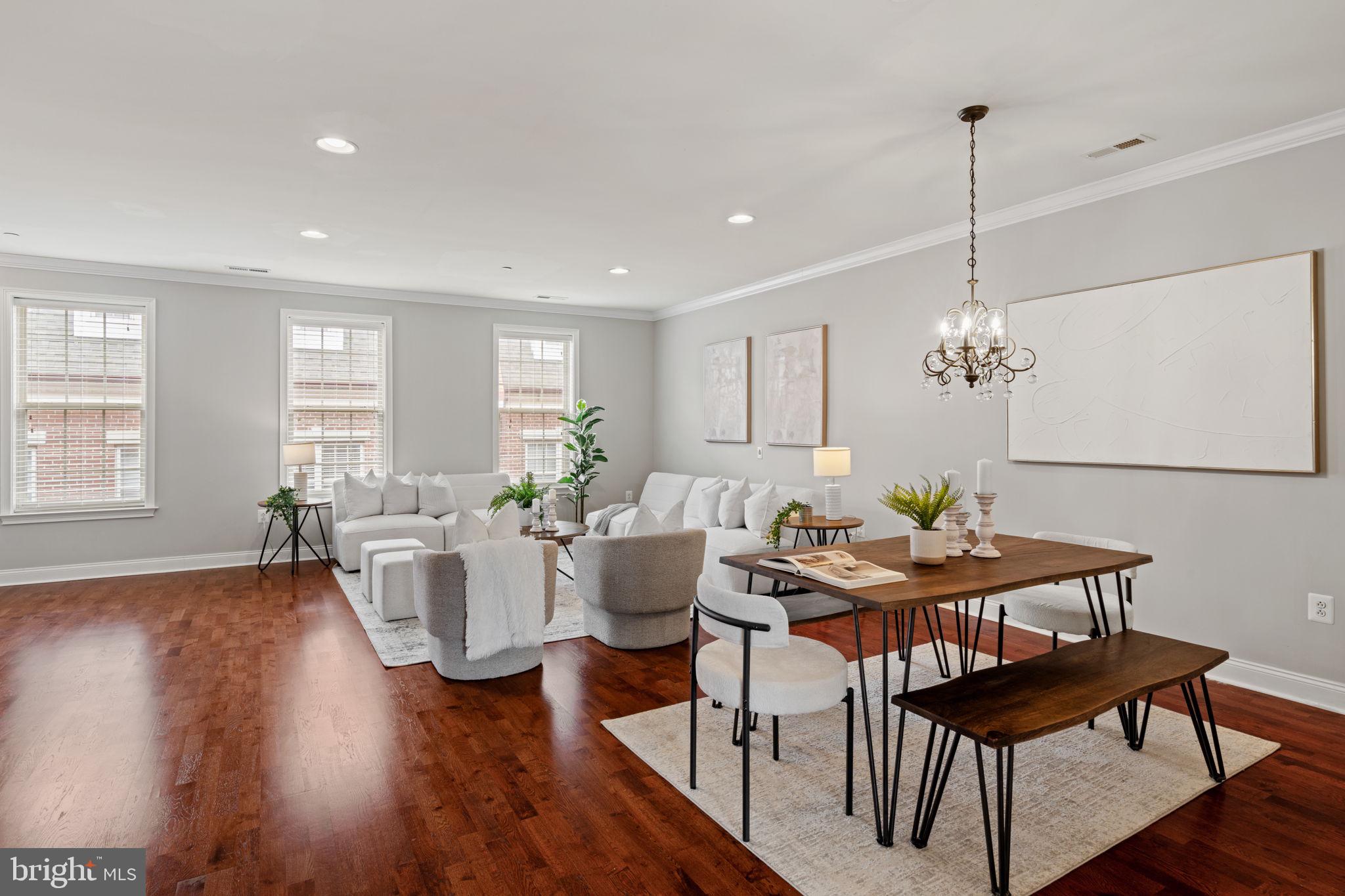 305 Captains Way Philadelphia, PA 19146 - Photo 1 of 63 a view of a dining room with furniture window and wooden floor