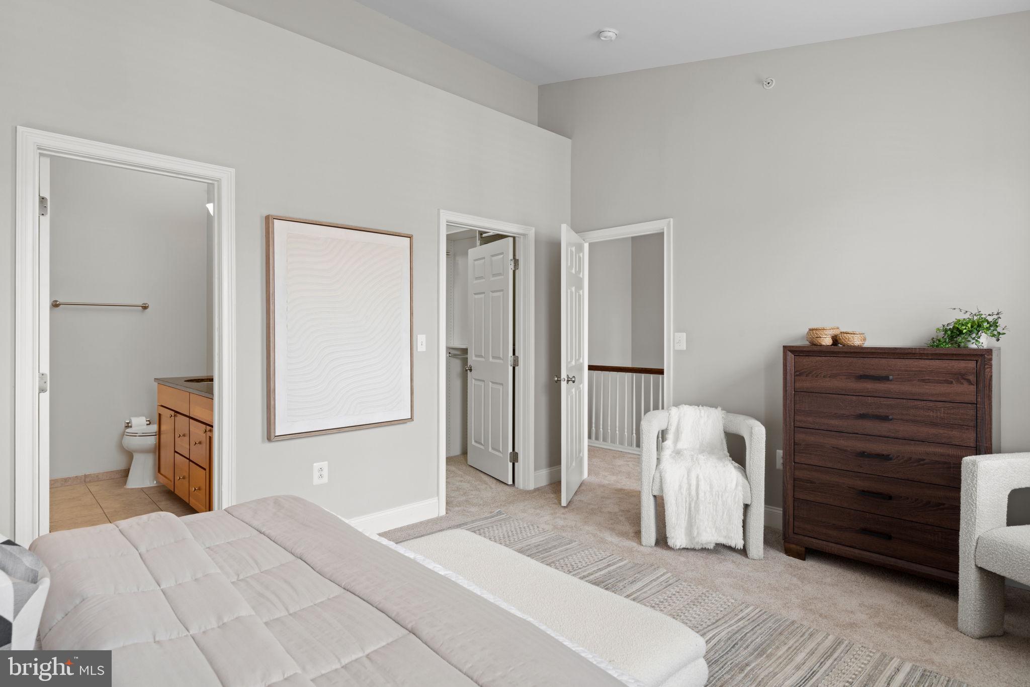 305 Captains Way Philadelphia, PA 19146 - Photo 33 of 63 a bedroom with a bed and a mirror