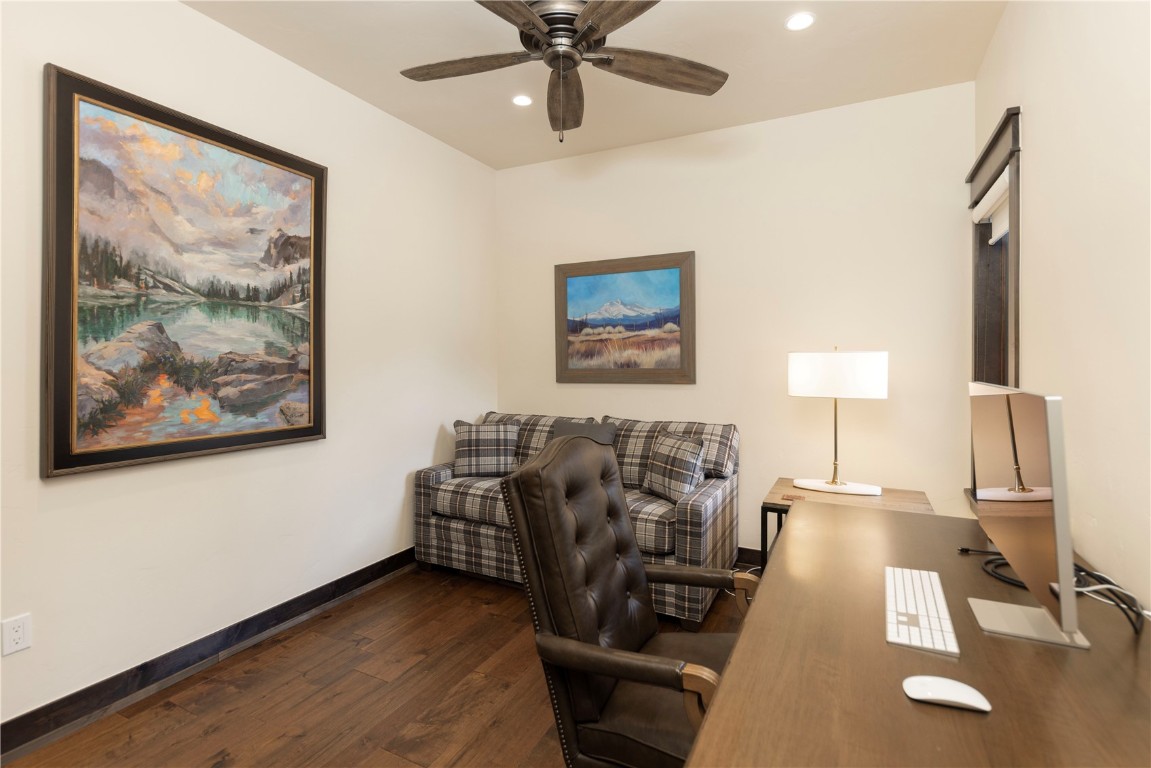58 Erickson Loop, Unit 13A Keystone, CO 80435 - Photo 17 of 28 a view of a livingroom with furniture and a ceiling fan