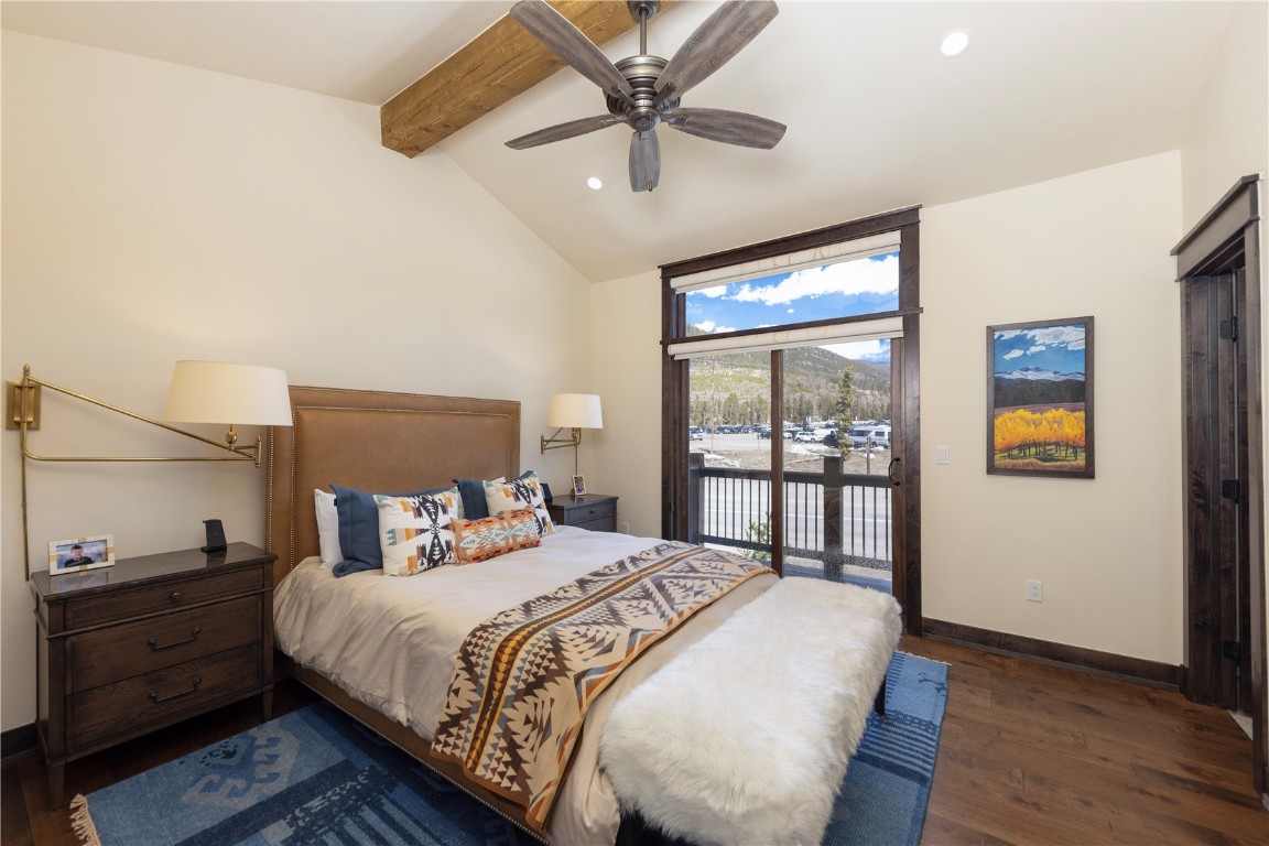 58 Erickson Loop, Unit 13A Keystone, CO 80435 - Photo 8 of 28 a bedroom with a bed and a window