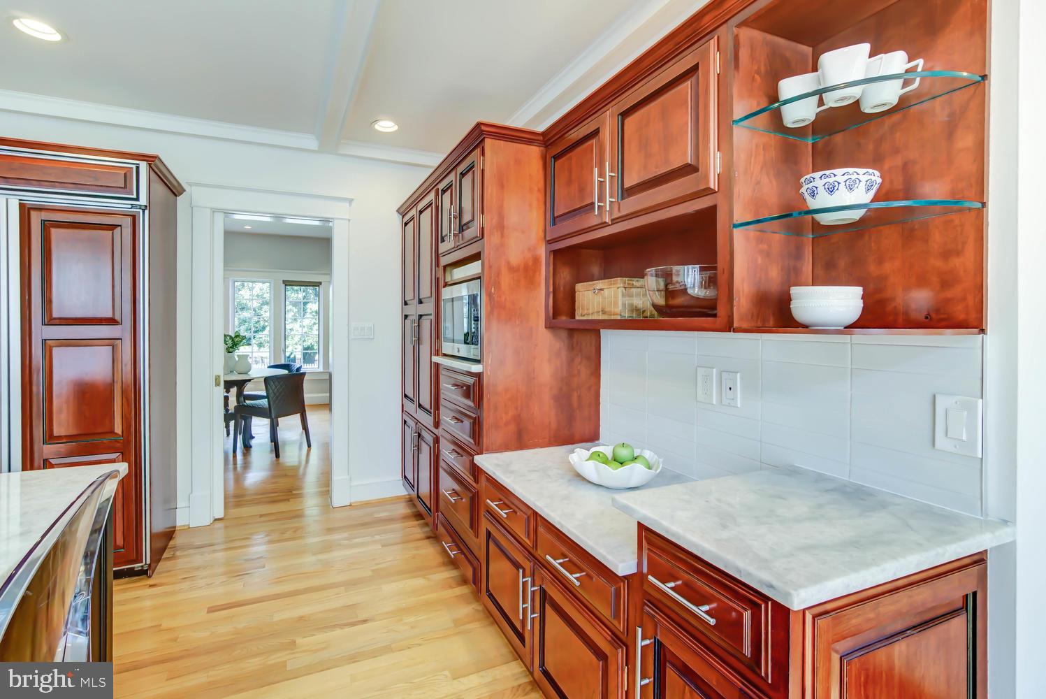 2900 Franklin Road Arlington, VA 22201 - Photo 32 of 75 Kitchen connects to Dining Room- glass pocket door