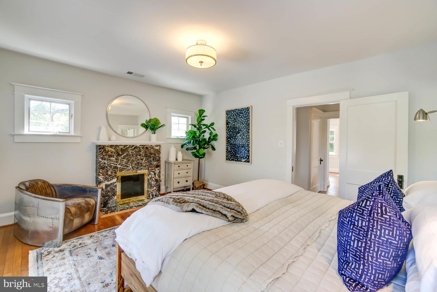 2900 Franklin Road Arlington, VA 22201 - Photo 36 of 75 Corner exposure and fireplace