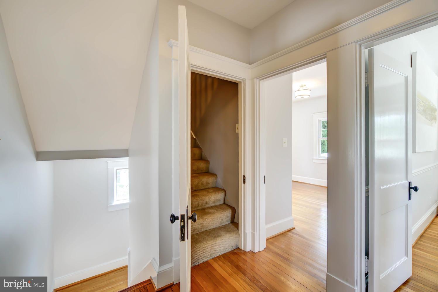 2900 Franklin Road Arlington, VA 22201 - Photo 48 of 75 Second floor landing - stairs to attic