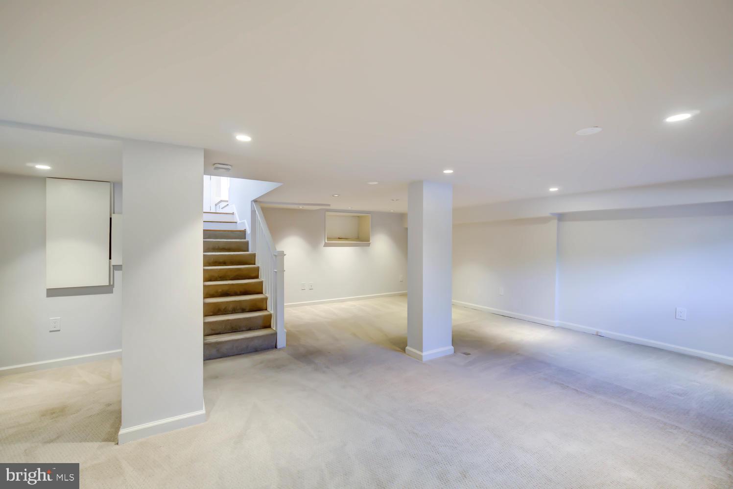 2900 Franklin Road Arlington, VA 22201 - Photo 54 of 75 Expansive finished basement - 6.5 ft ceiling