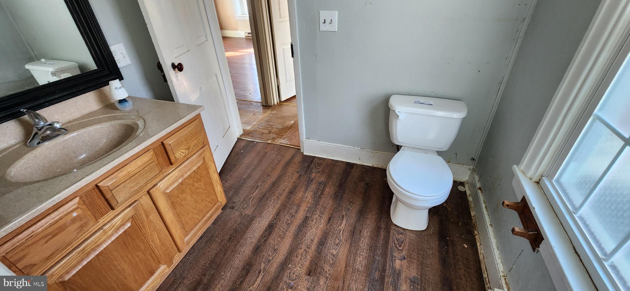 734 Bridgeport Road Landisburg, PA 17040 - Photo 34 of 39 a bathroom with a toilet sink and a mirror
