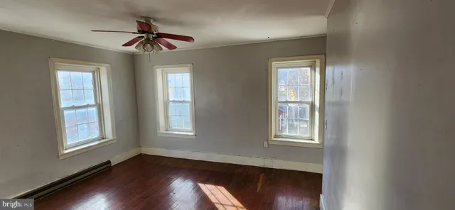 a view of wooden floor