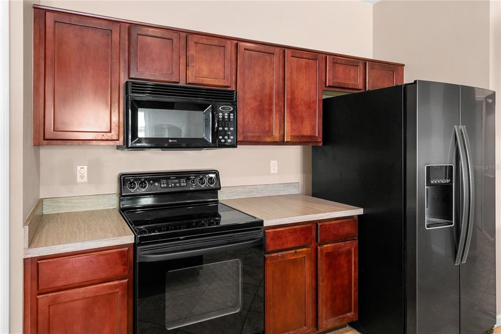 13320 Via Roma Circle Clermont, FL 34711 - Photo 9 of 26 a kitchen with a refrigerator stove and microwave