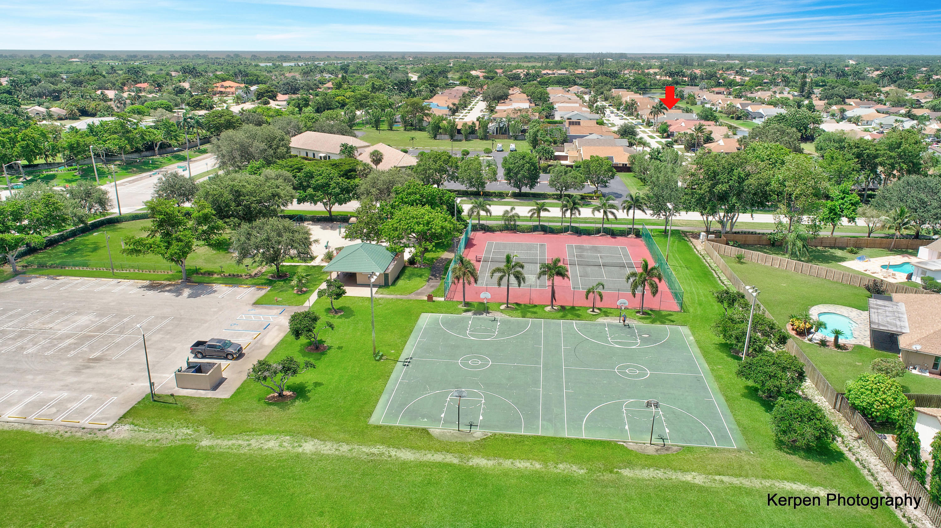 21080 Windemere Lane Boca Raton, FL 33428 - Photo 65 of 97 an aerial view of residential houses with outdoor space and swimming pool