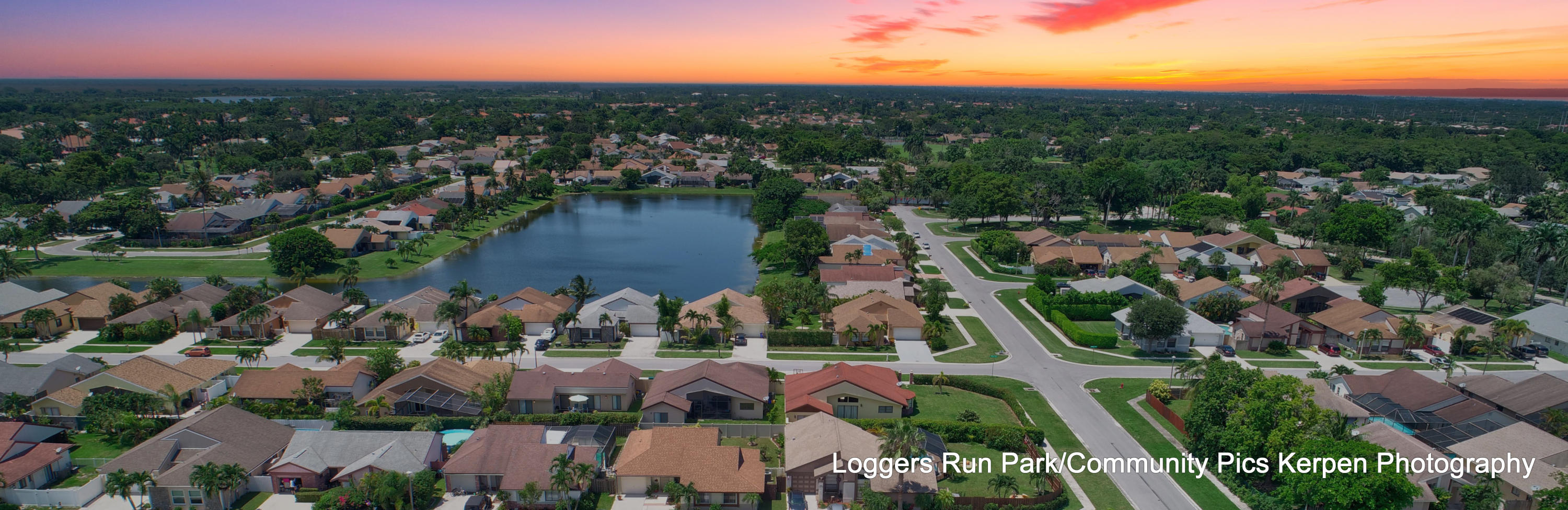 21080 Windemere Lane Boca Raton, FL 33428 - Photo 95 of 97 an aerial view of residential houses with outdoor space and trees