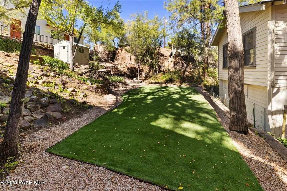 516 Coronado Avenue Prescott, AZ 86303 - Photo 19 of 28 Backyard - 516 Coronado Ave