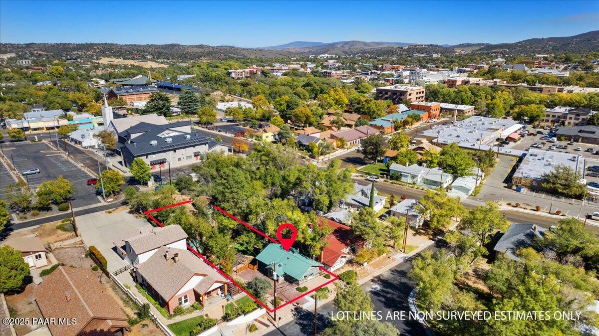 516 Coronado Avenue Prescott, AZ 86303 - Photo 24 of 28 Aerial - 516 Coronado Ave