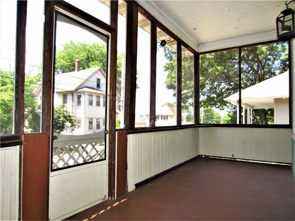 40 Monroe Street Woonsocket, RI 02895 - Photo 3 of 27 Front Screened-in Porch