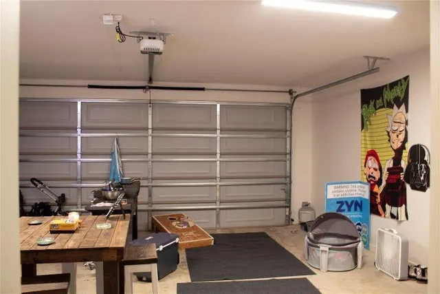 a room with furniture and a window