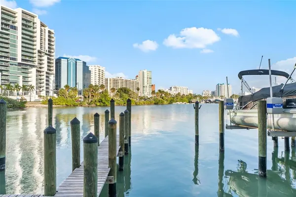 a view of river and city