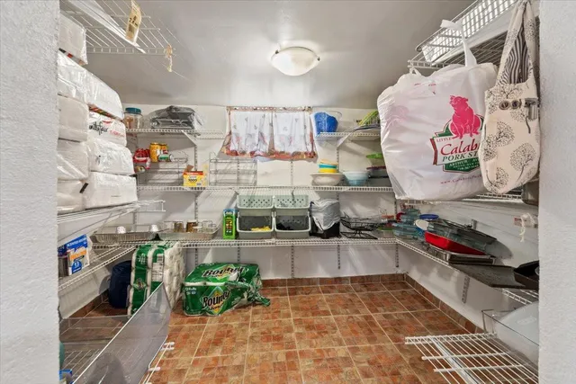 a room with storage and utility