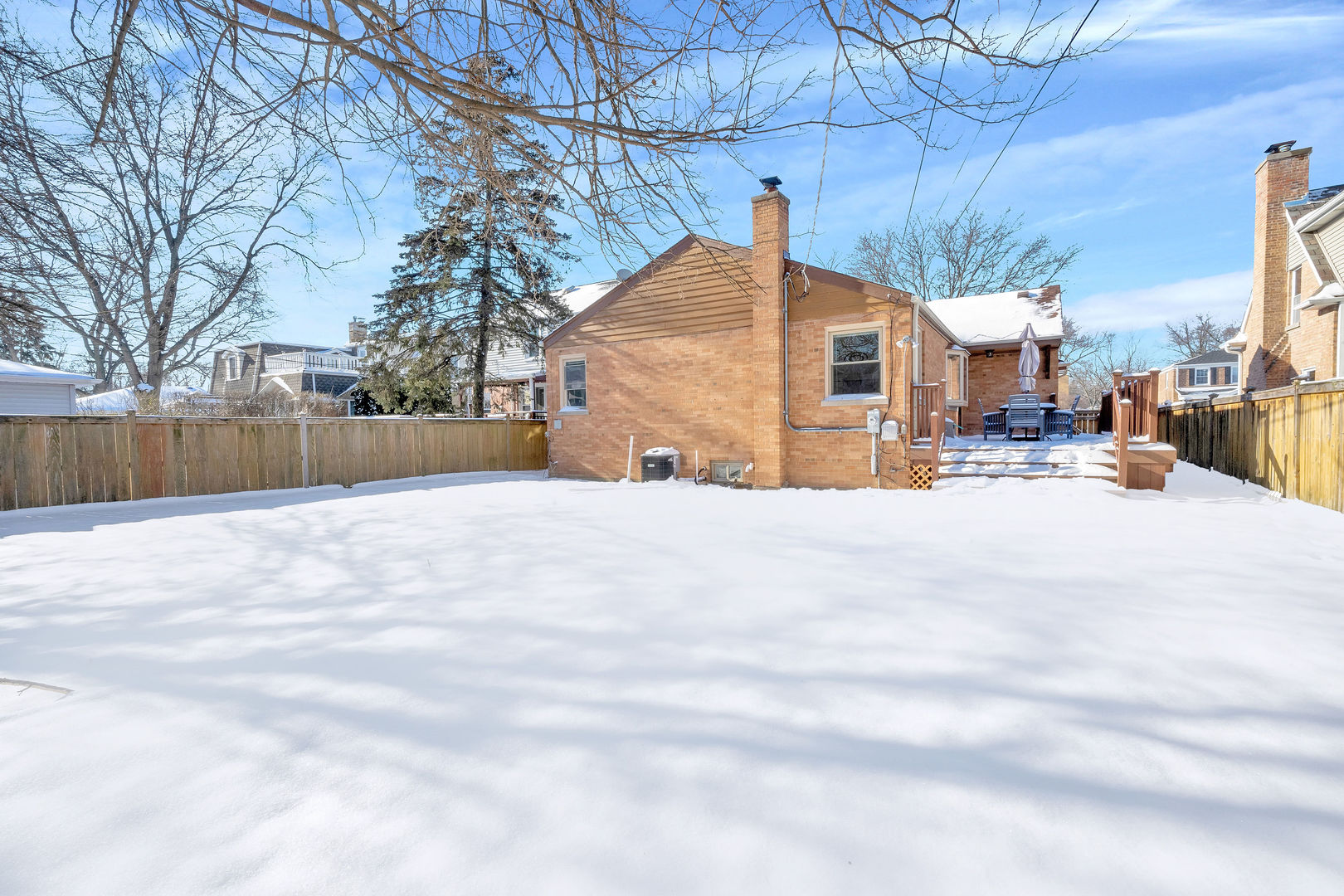 617 South Western Avenue Park Ridge, IL 60068 - Photo 36 of 40 a view of a house with snow on the road