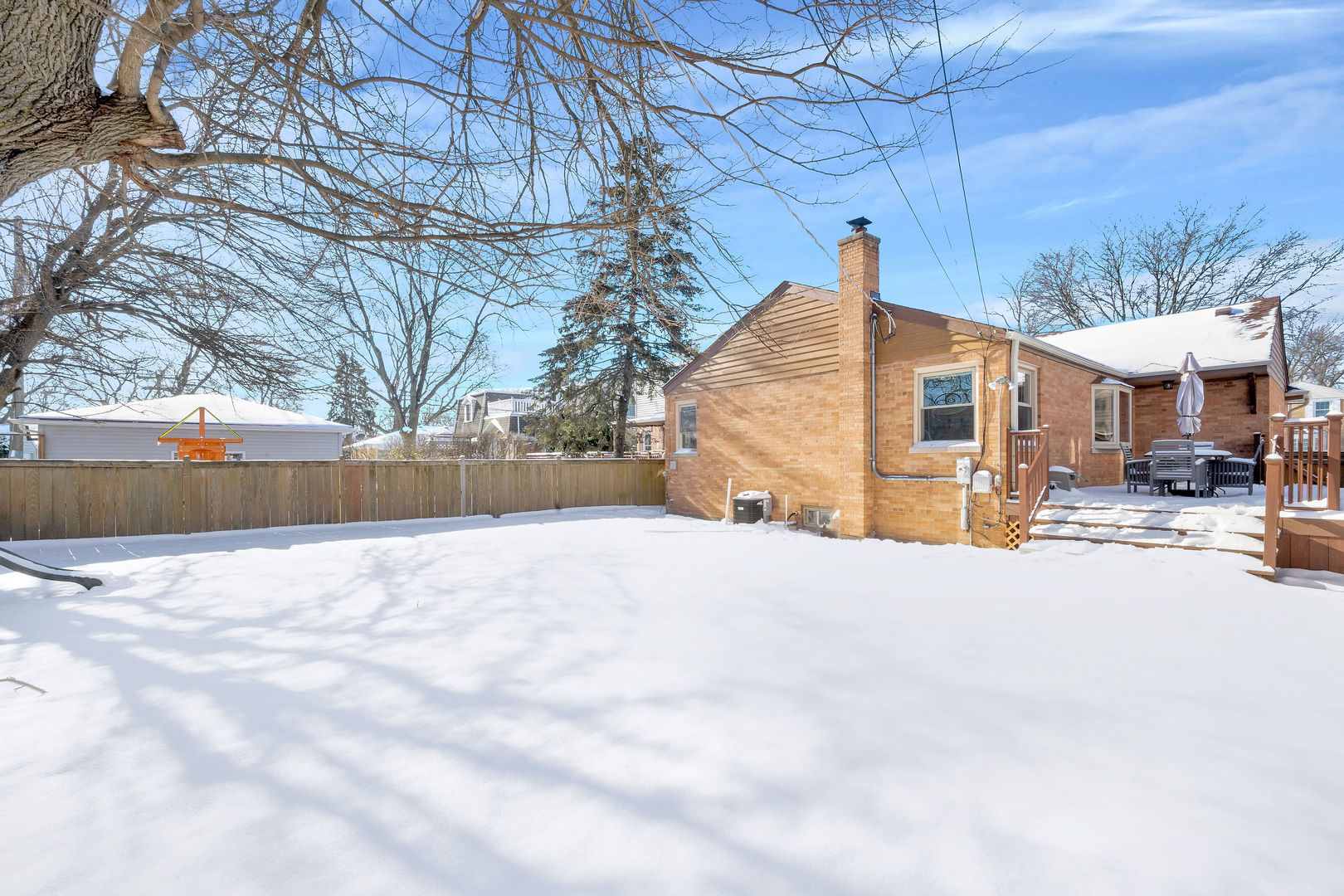 617 South Western Avenue Park Ridge, IL 60068 - Photo 37 of 40 a view of a house with snow on the road