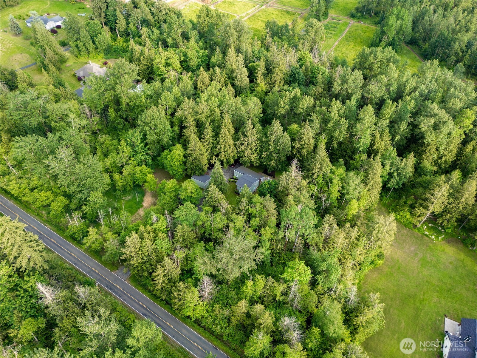 1535 Ten Mile Road Everson, WA 98247 - Photo 35 of 40 a view of a garden from a balcony