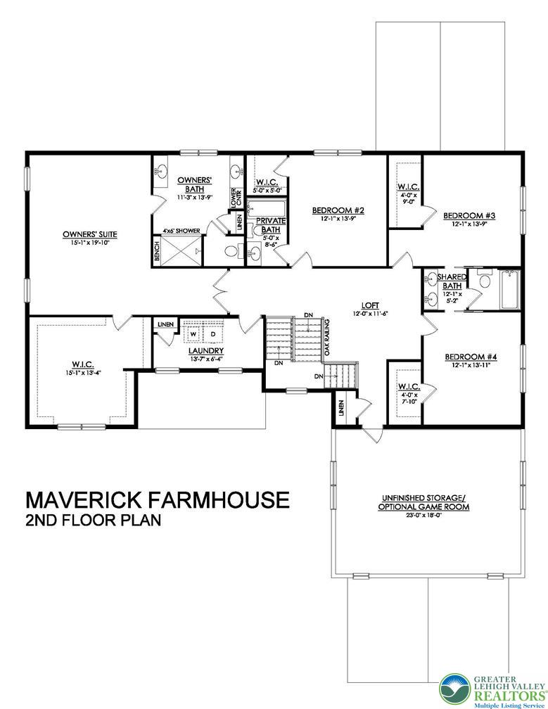 3241 Sterner Road Nazareth, PA 18064 - Photo 3 of 3 2nd Floor General Layout