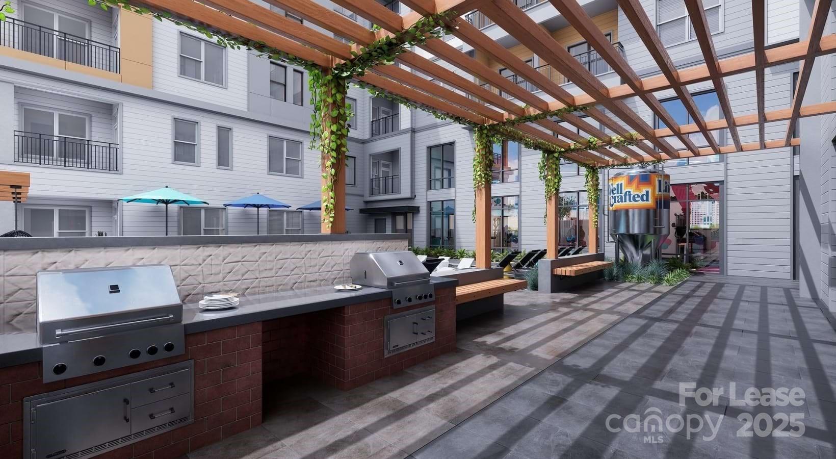 1015 North Alexander Street, Unit B5 Charlotte, NC 28206 - Photo 20 of 31 a view of outdoor space with seating area