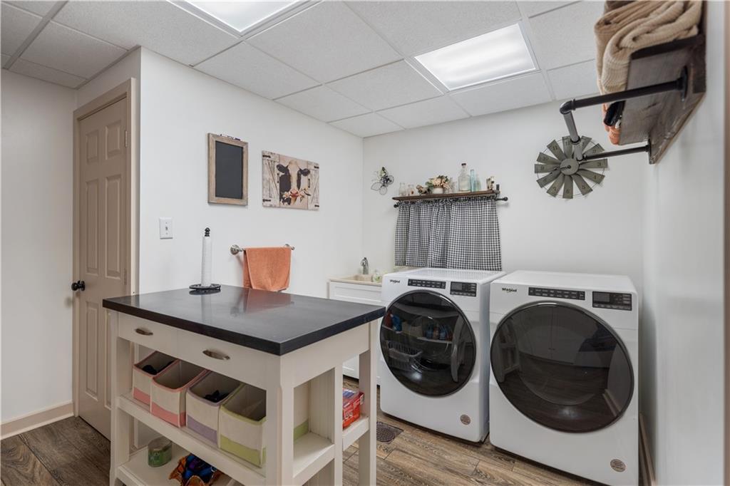 215 Shilo Ridge Drive Export, PA 15632 - Photo 26 of 48 a view of a kitchen with washer and dryer