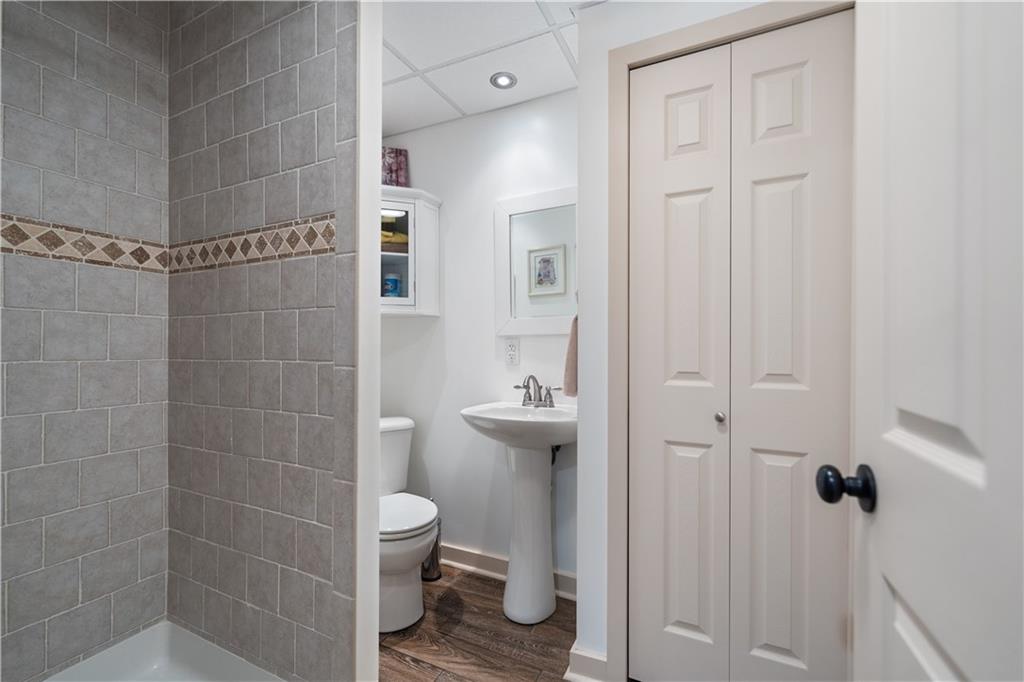 215 Shilo Ridge Drive Export, PA 15632 - Photo 27 of 48 a bathroom with a toilet and a shower
