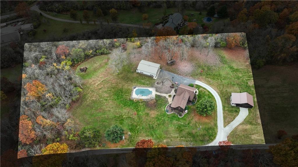 215 Shilo Ridge Drive Export, PA 15632 - Photo 42 of 48 an aerial view of a residential houses with yard