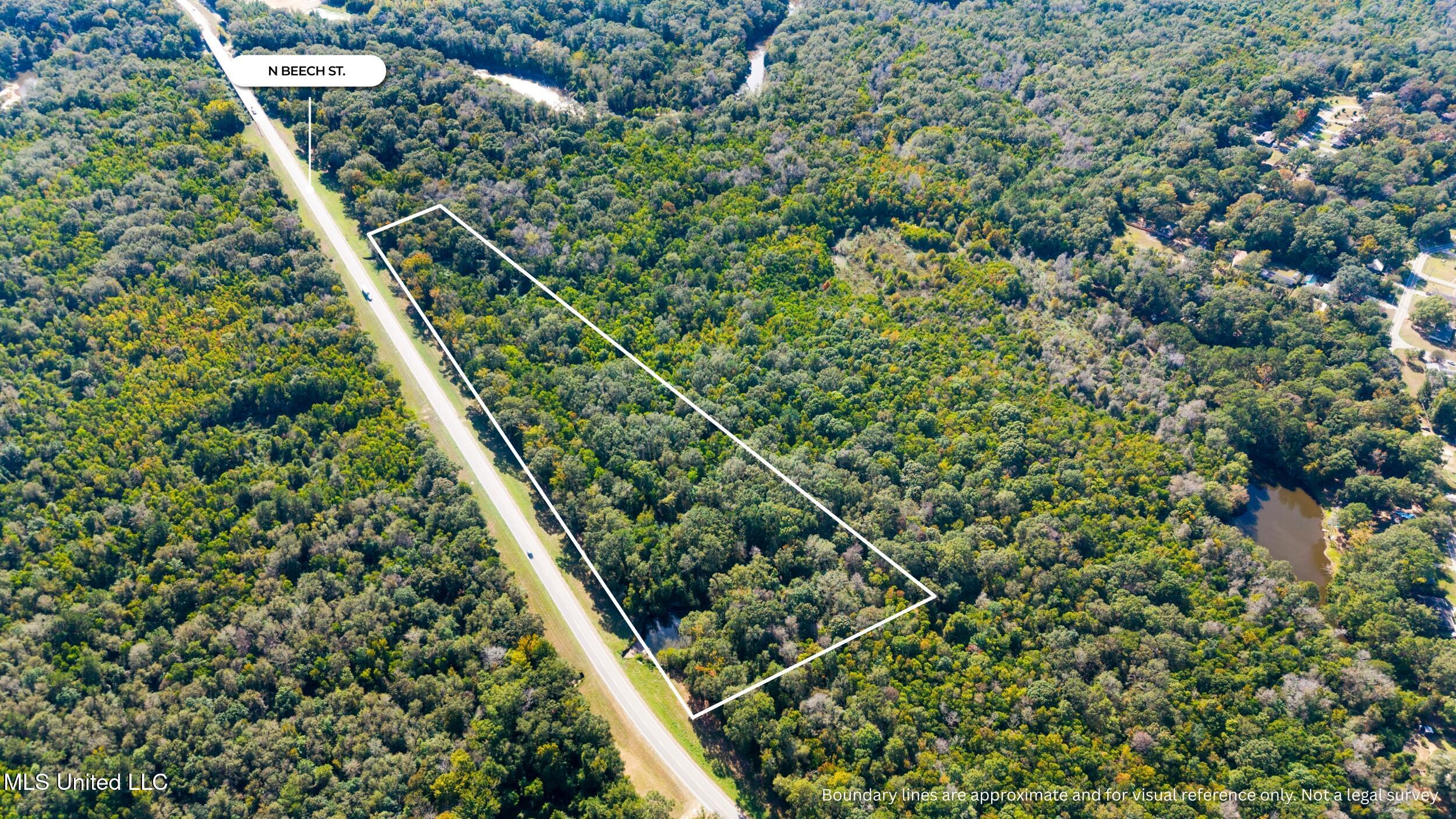 North Beech Street Picayune, MS 39466 - Photo 14 of 23 aerial 2 marked