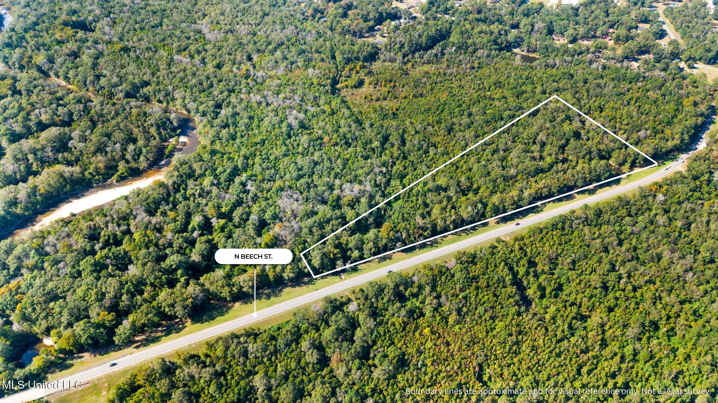 North Beech Street Picayune, MS 39466 - Photo 10 of 23 aerial 1 marked