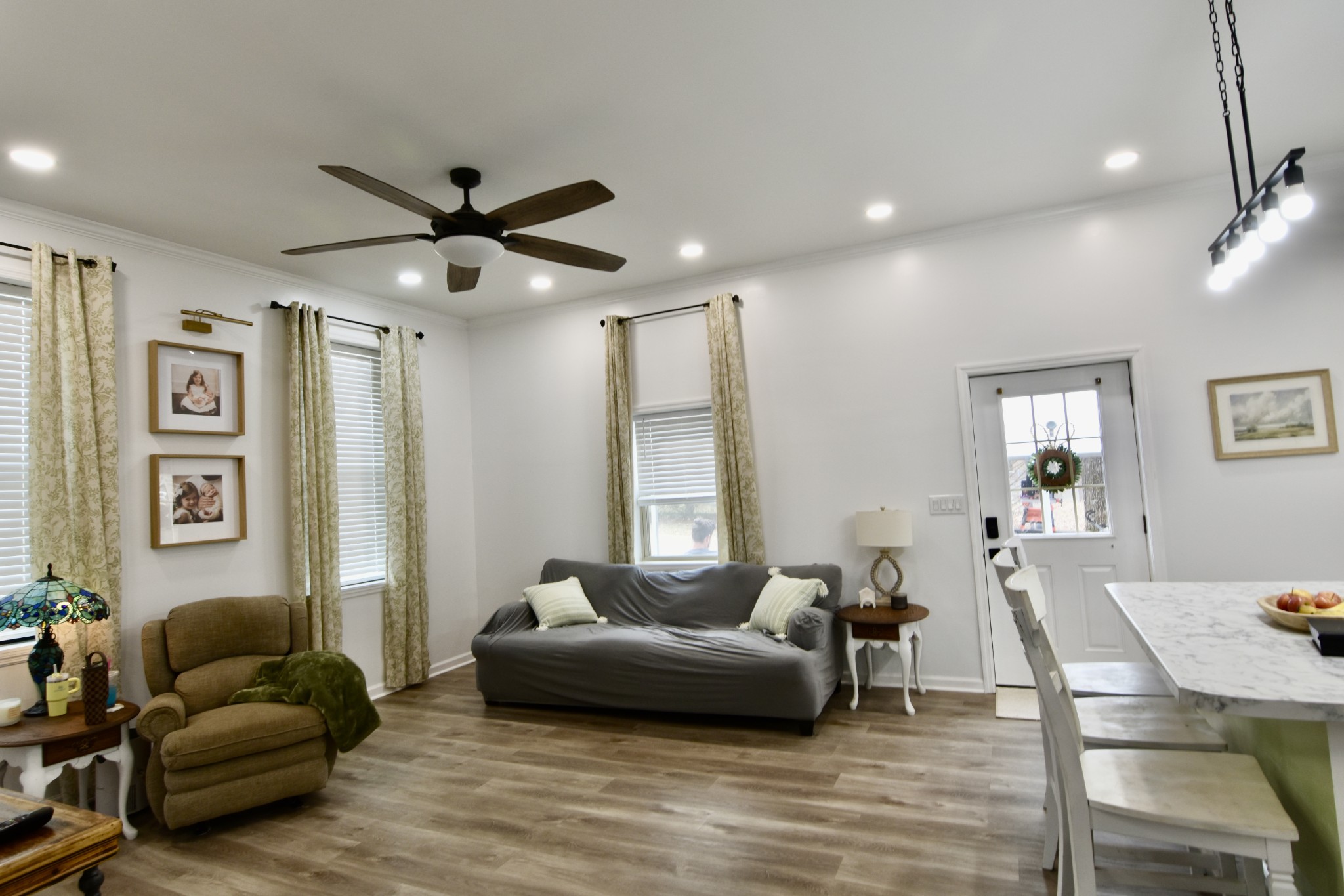 412 Eells Street Loretto, TN 38469 - Photo 13 of 19 a living room with furniture and a ceiling fan