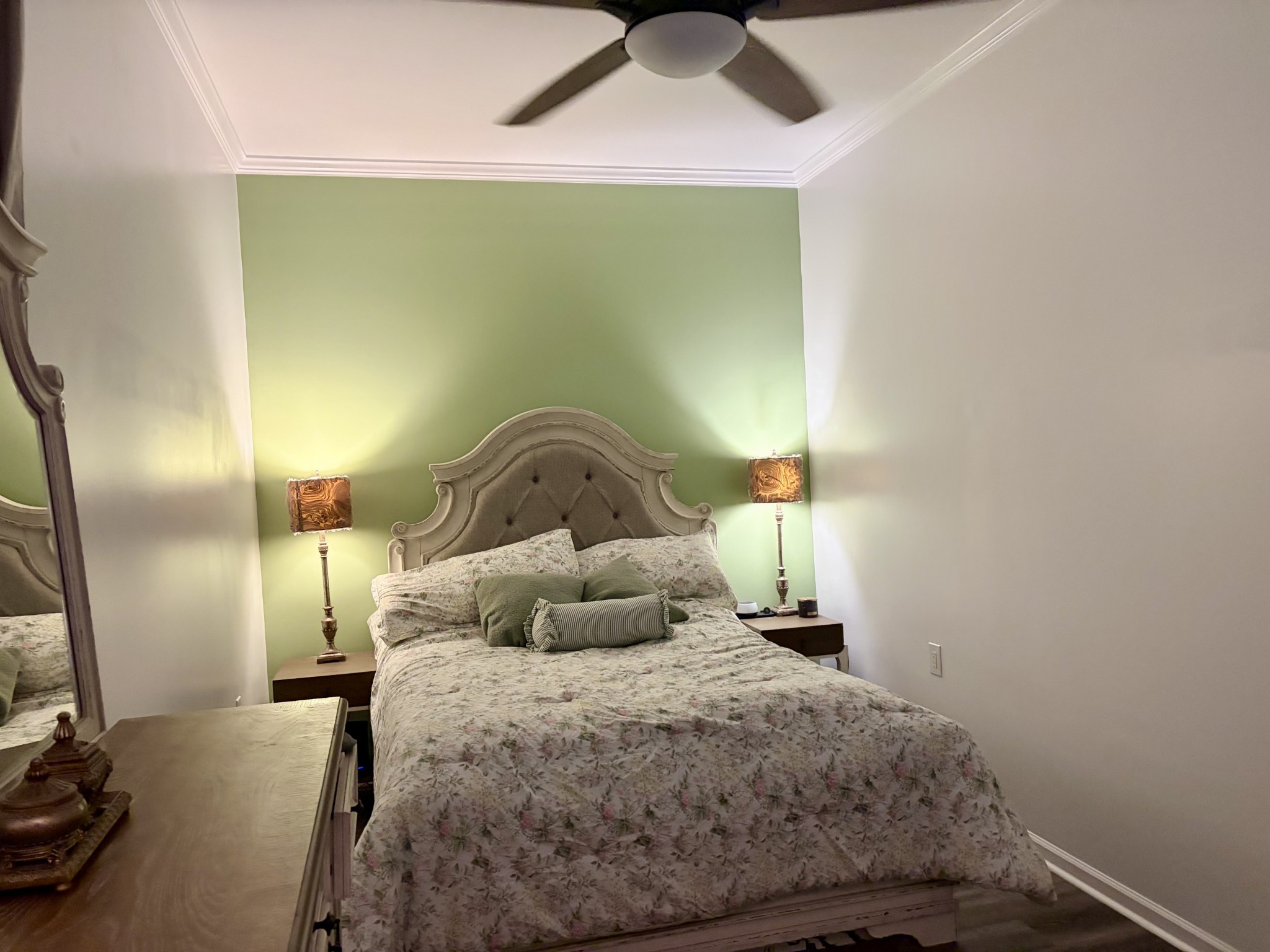 412 Eells Street Loretto, TN 38469 - Photo 15 of 19 a bedroom with a bed and a mirror