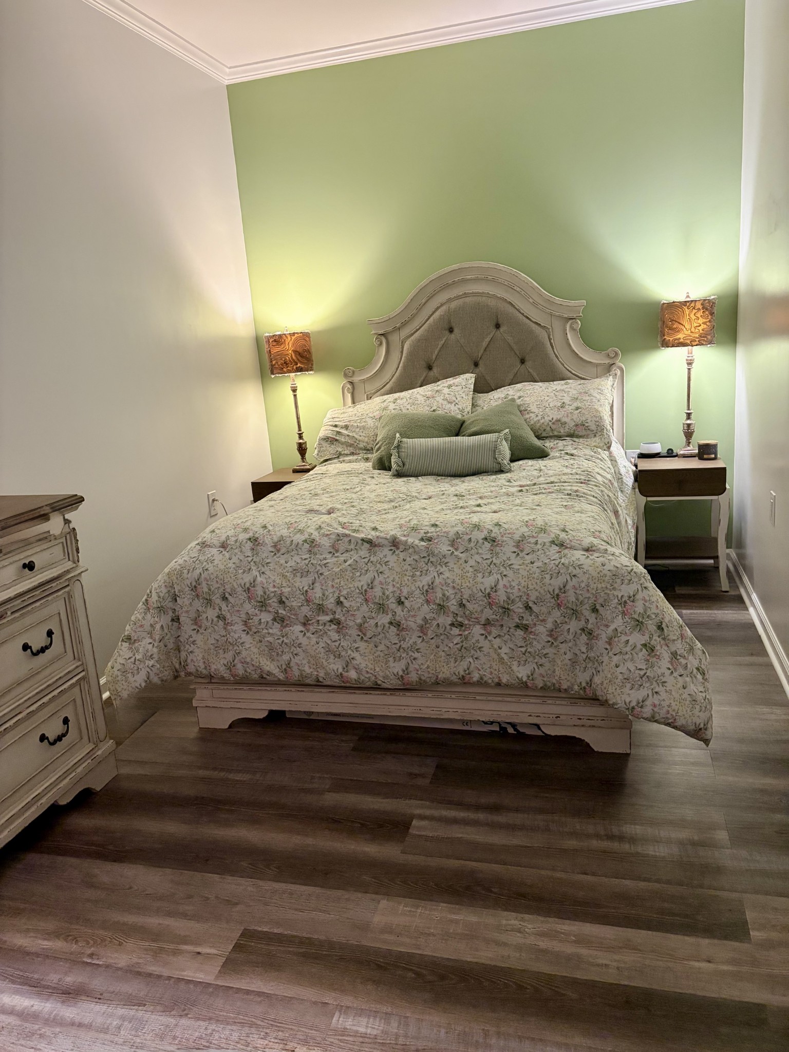 412 Eells Street Loretto, TN 38469 - Photo 16 of 19 a bedroom with a bed and a lamp