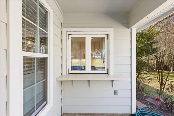 a view of front door