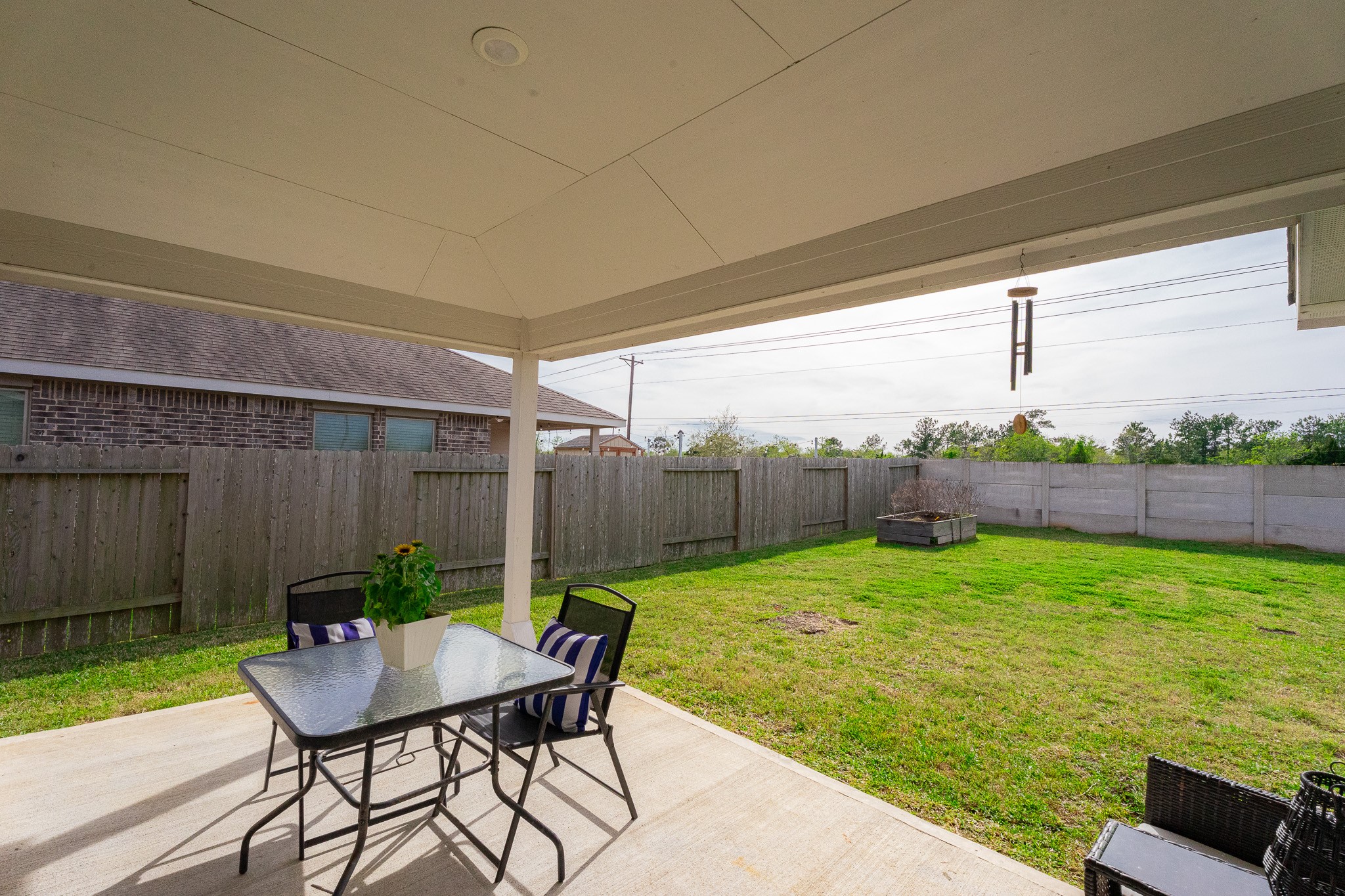 650 Harbor Colony Lane La Marque, TX 77568 - Photo 25 of 34 Covered Patio to enjoy the private backyard