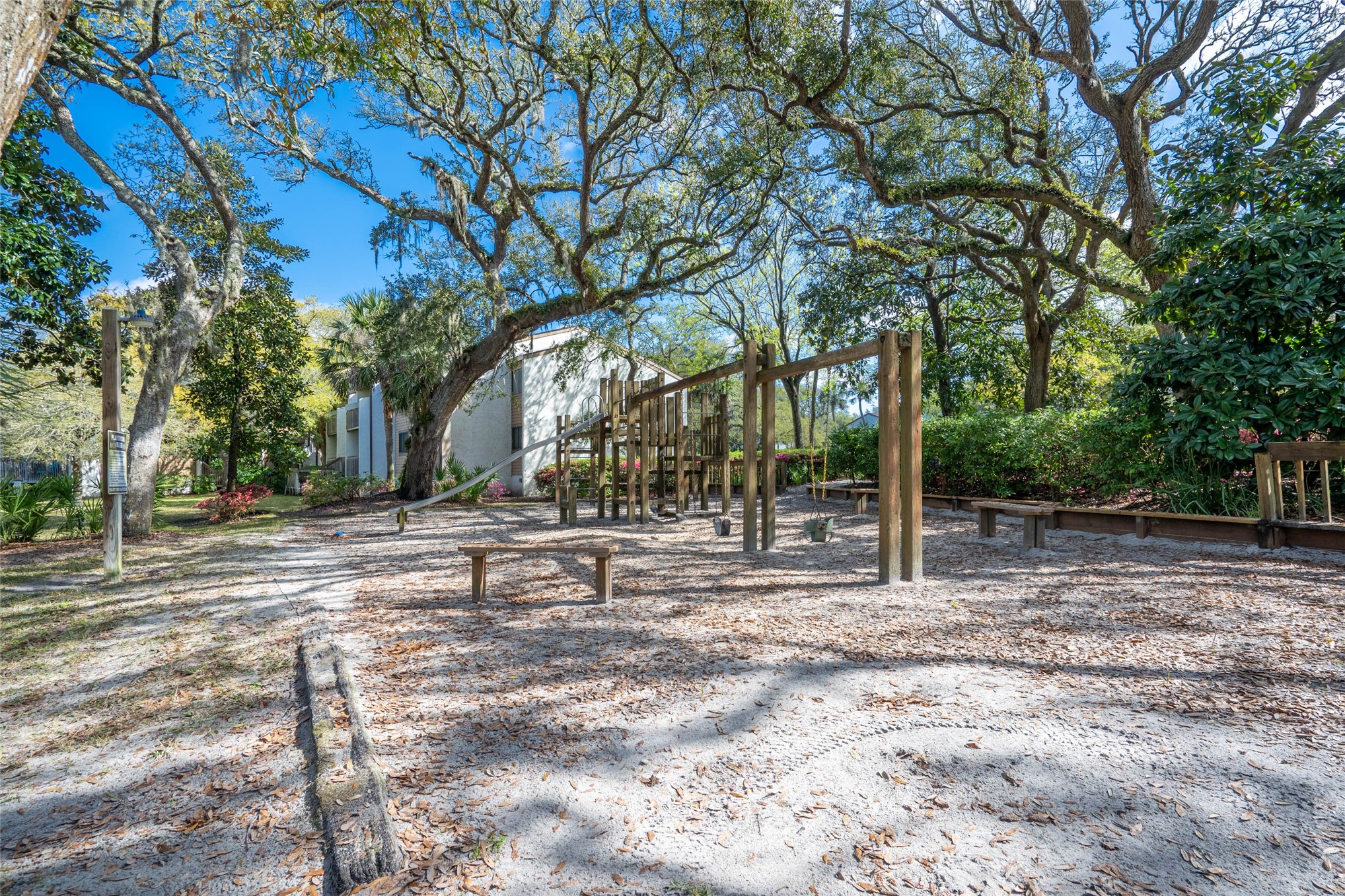 2892 Forest Ridge Drive, Unit V2 Fernandina Beach, FL 32034 - Photo 29 of 32 a view of backyard with green space